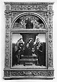 Madonna and Child Enthroned with Saints, Raphael (Raffaello Sanzio or Santi) (Italian, Urbino 1483–1520 Rome), Oil and gold on wood